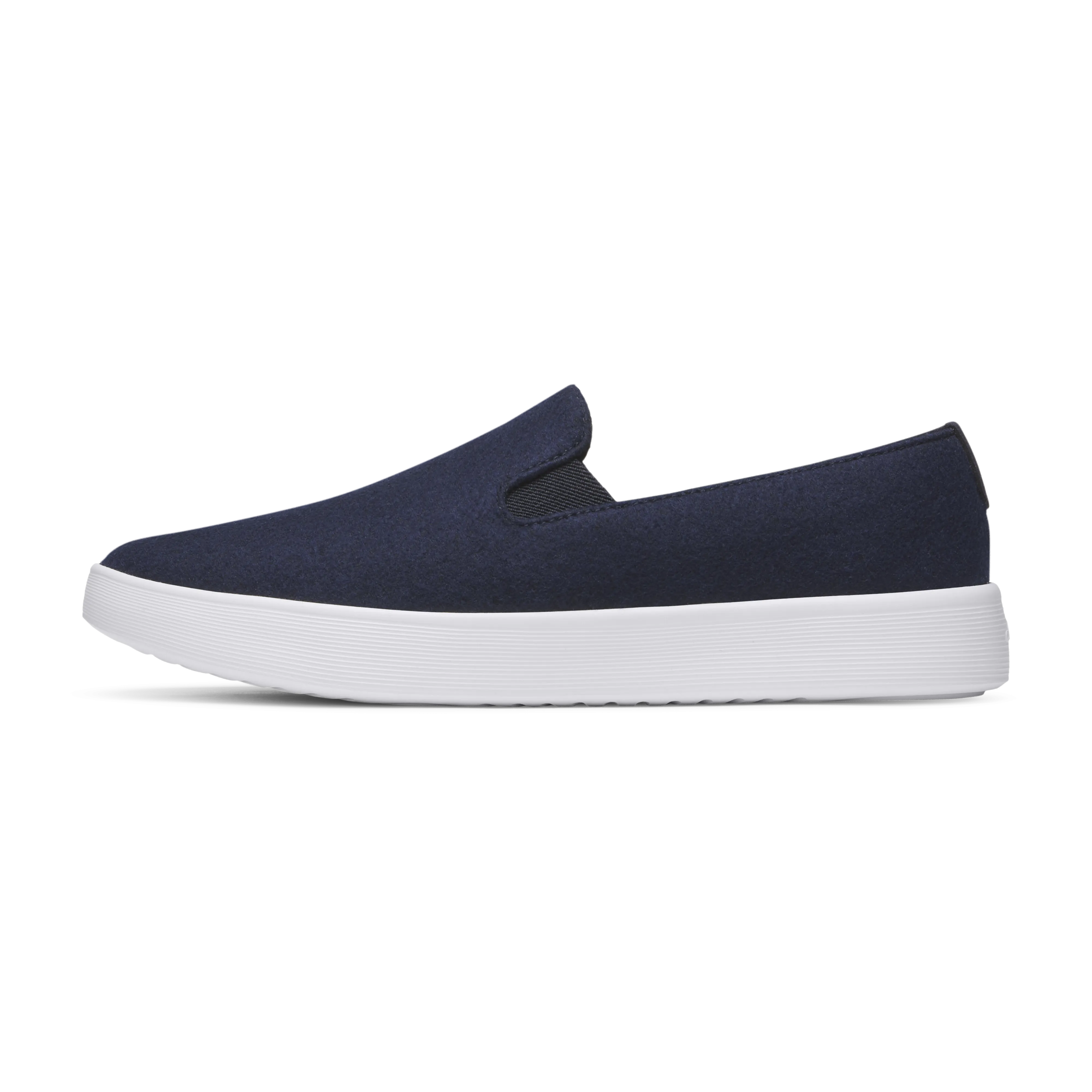 Men's Wool Cruiser Slip On - Dark Navy (Blizzard Sole) Relaxed Footwear