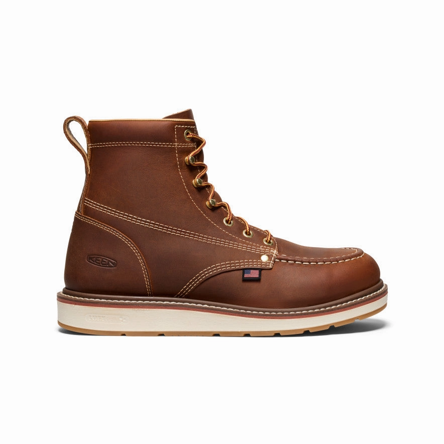 Men's Liberty 6" Boot (Soft Toe)  |  Leather Brown/Birch Classic Color