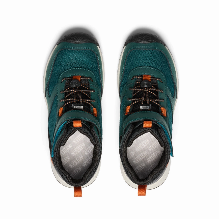 Big Kids' Skua Waterproof Boot  |  Ponderosa Pine/Gold Flame Hard Terrain Rugged Built Functional Minimalist