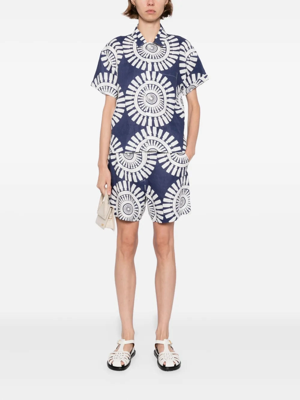 Unisex FAIZAH Short in Zeina Navy