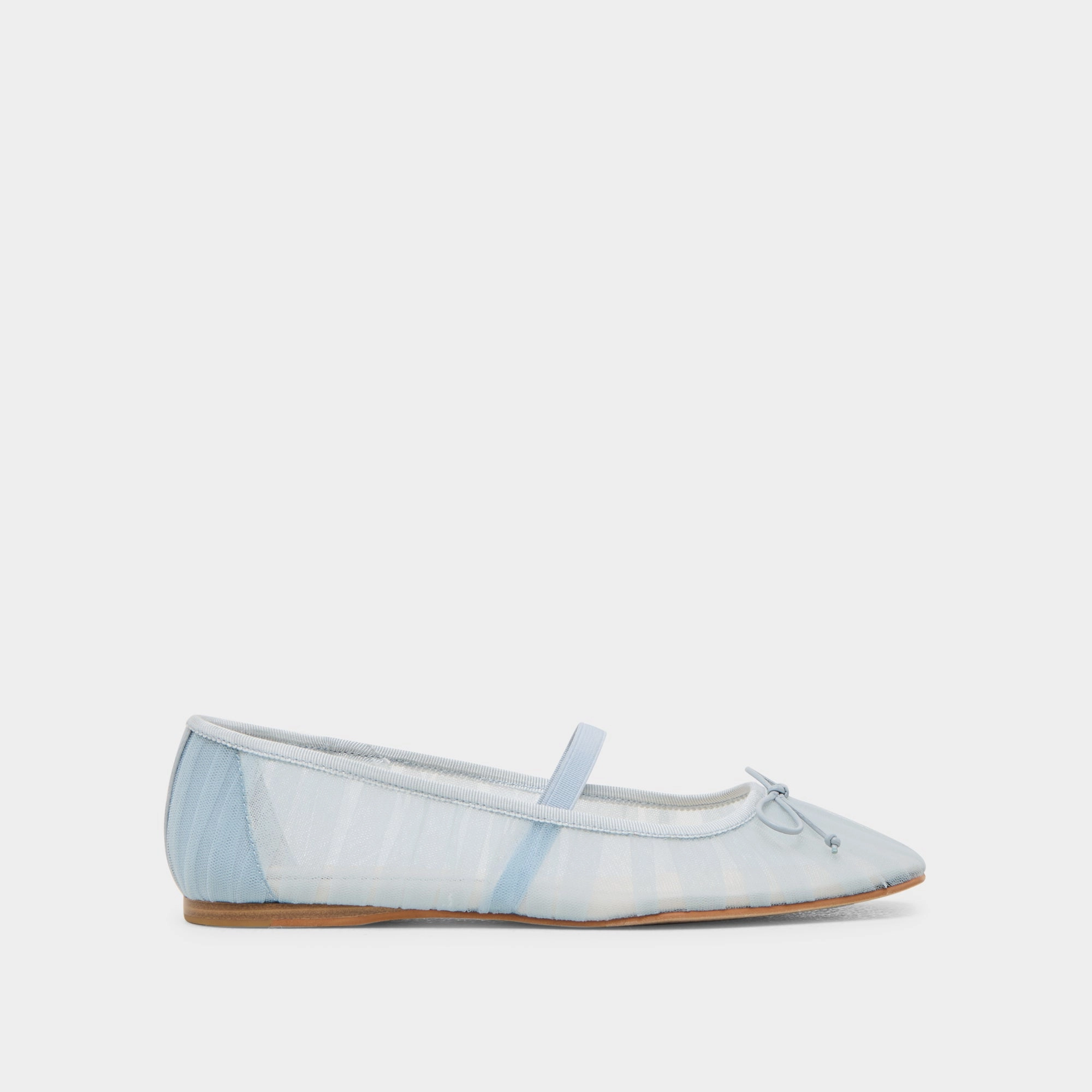 RAEVEN BALLET FLATS LIGHT BLUE TULLE Stylish Sandals Pointed Shoes