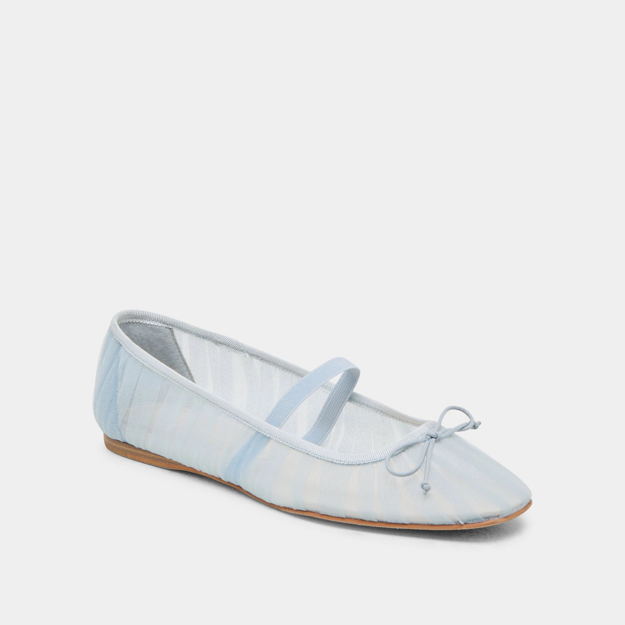 RAEVEN BALLET FLATS LIGHT BLUE TULLE Wedding Shoes