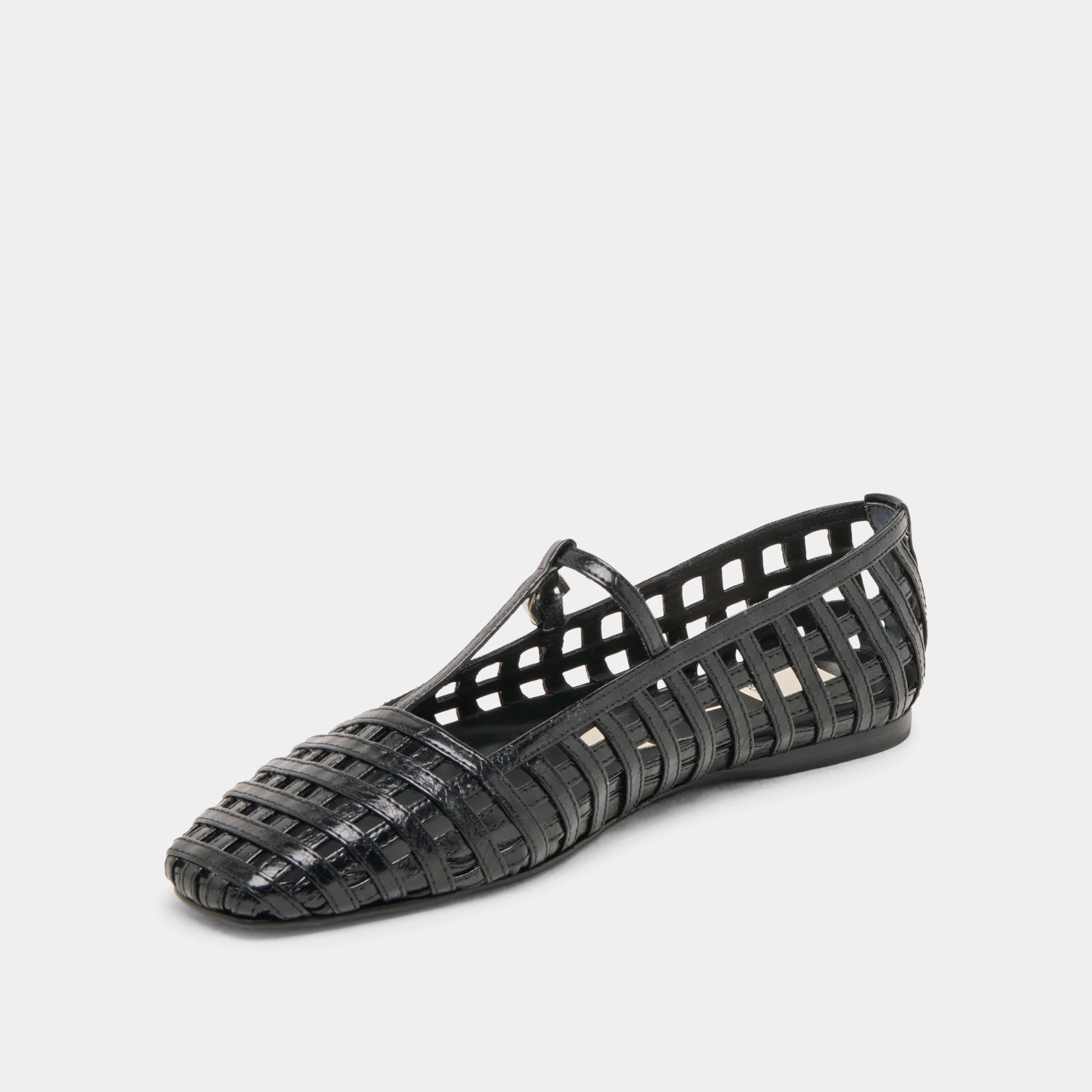 RAINS BALLET FLATS BLACK STELLA Sculpted Design Chic Look