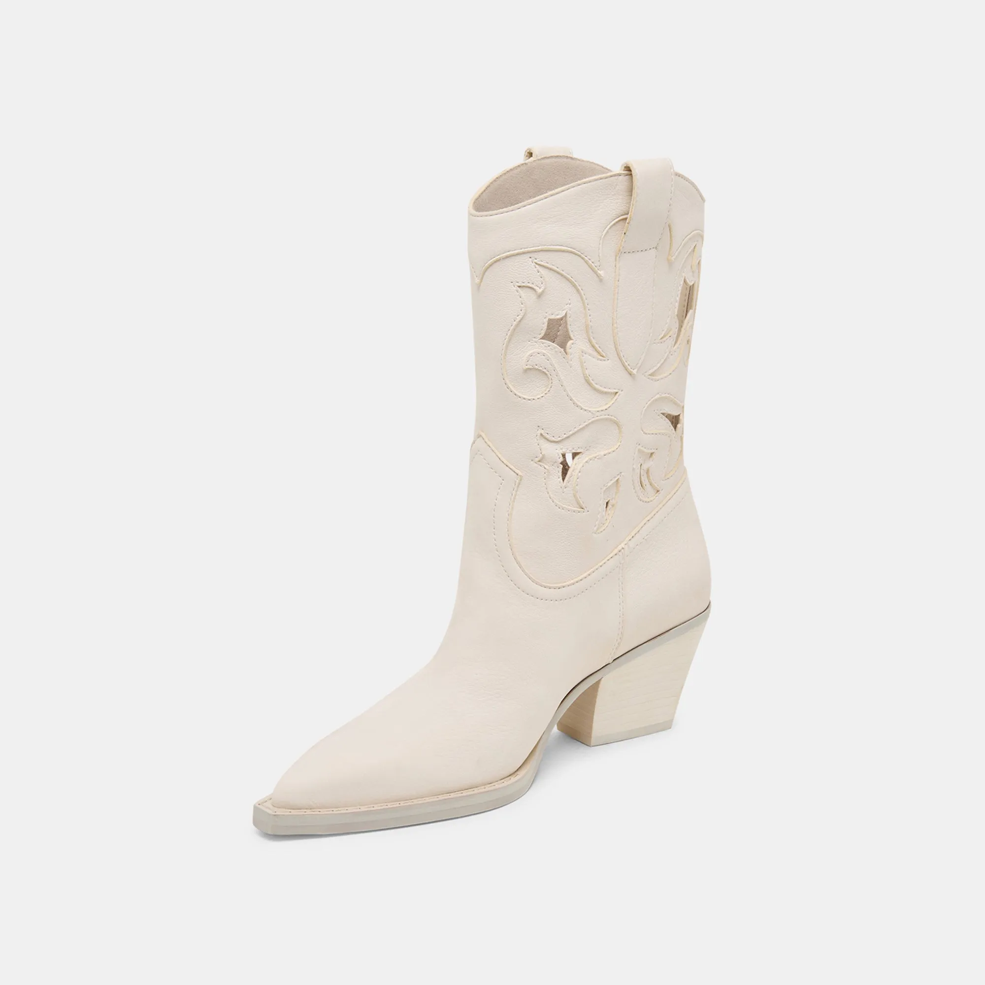 RAVENA BOOTS OFF WHITE NUBUCK Streamlined Build