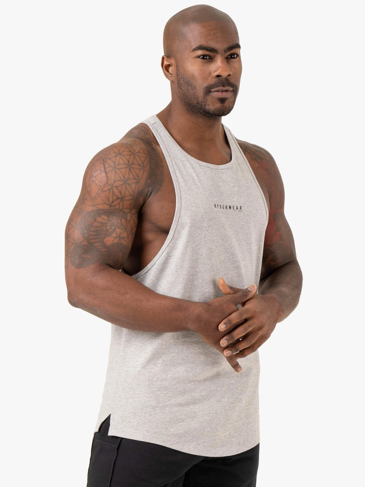 Design Soul Pursuit Baller Tank - Light Grey Marl