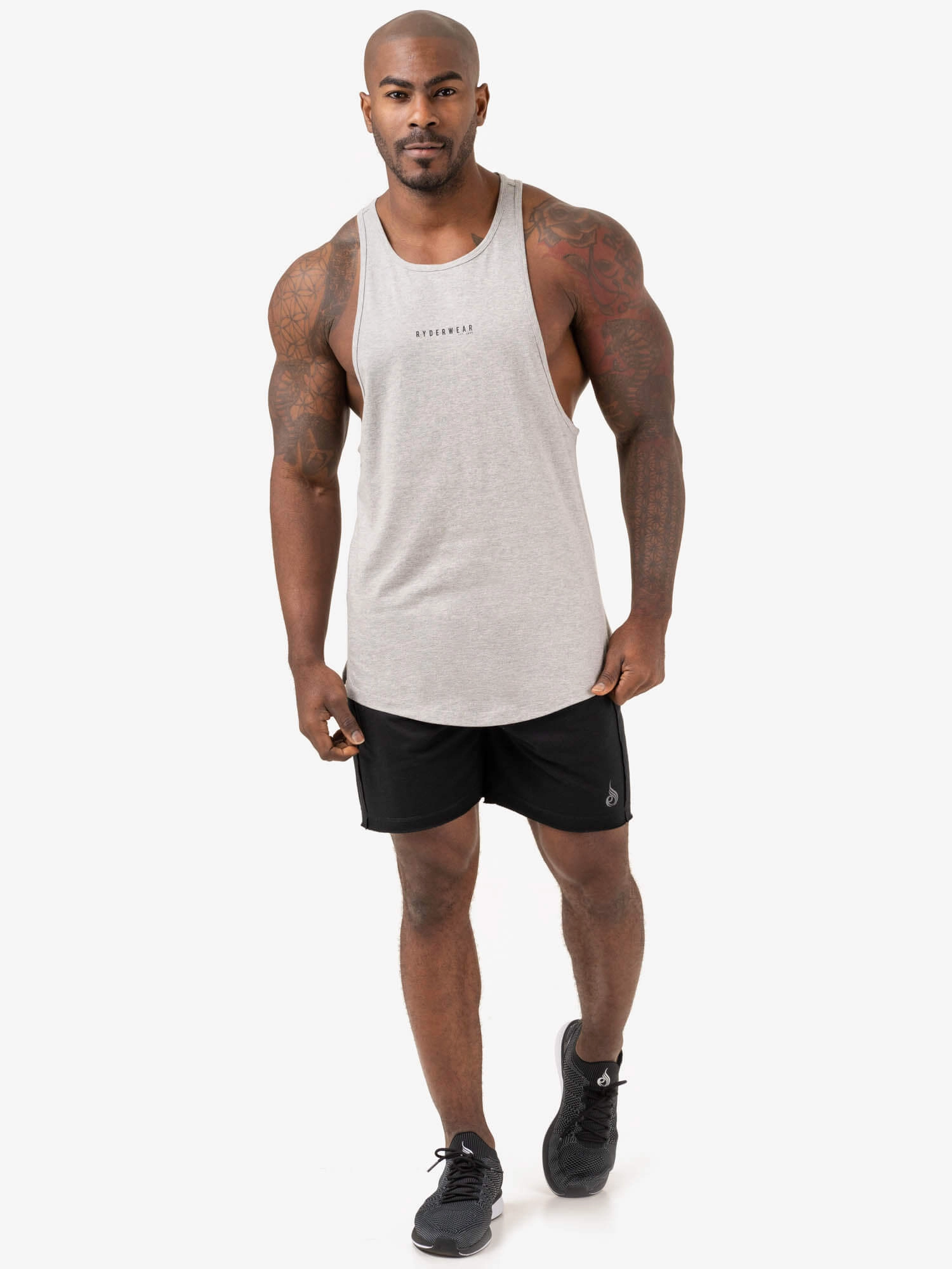 Pursuit Baller Tank - Light Grey Marl London Edge Comfortable Design