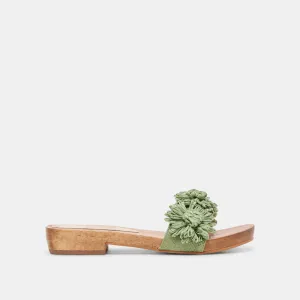 spring shoe collections Typical ARIENA SANDALS JADE FLORAL RAFFIA