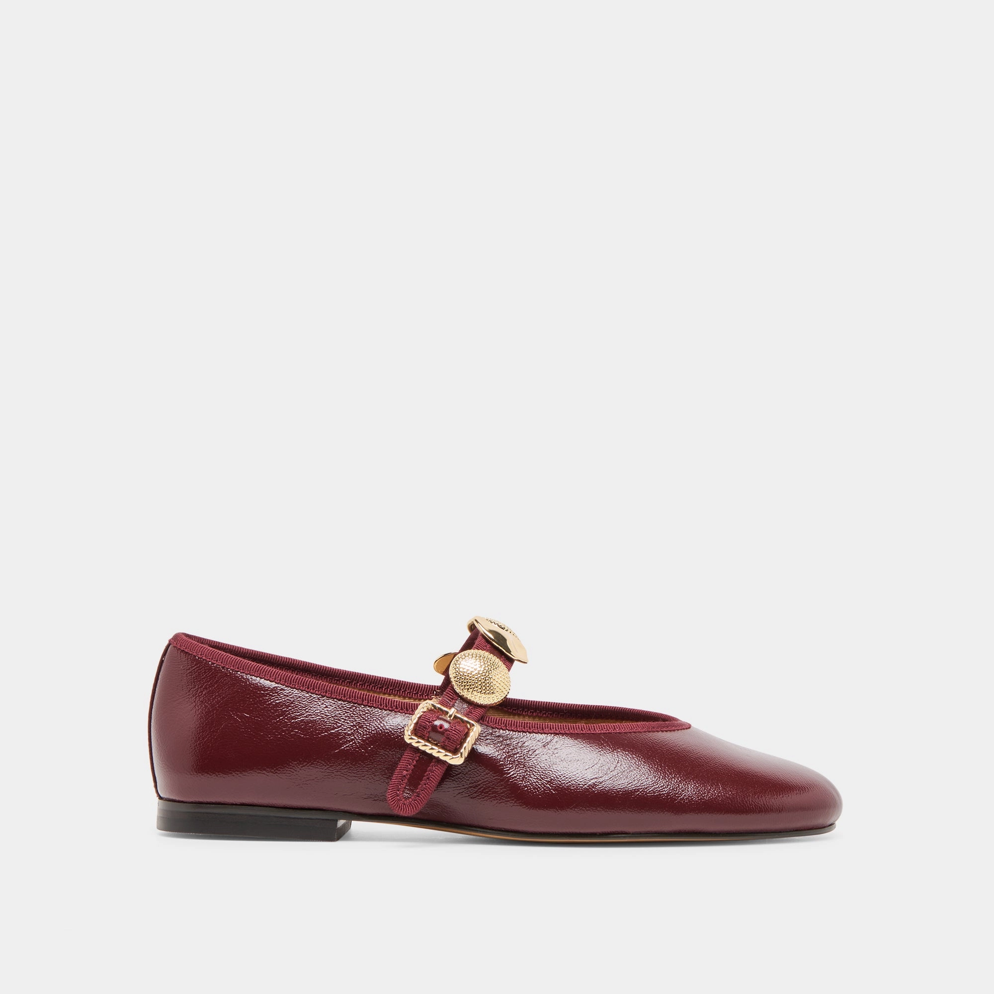 RELAN BALLET FLATS OXBLOOD LEATHER Sophisticated Shoes Smart Heels