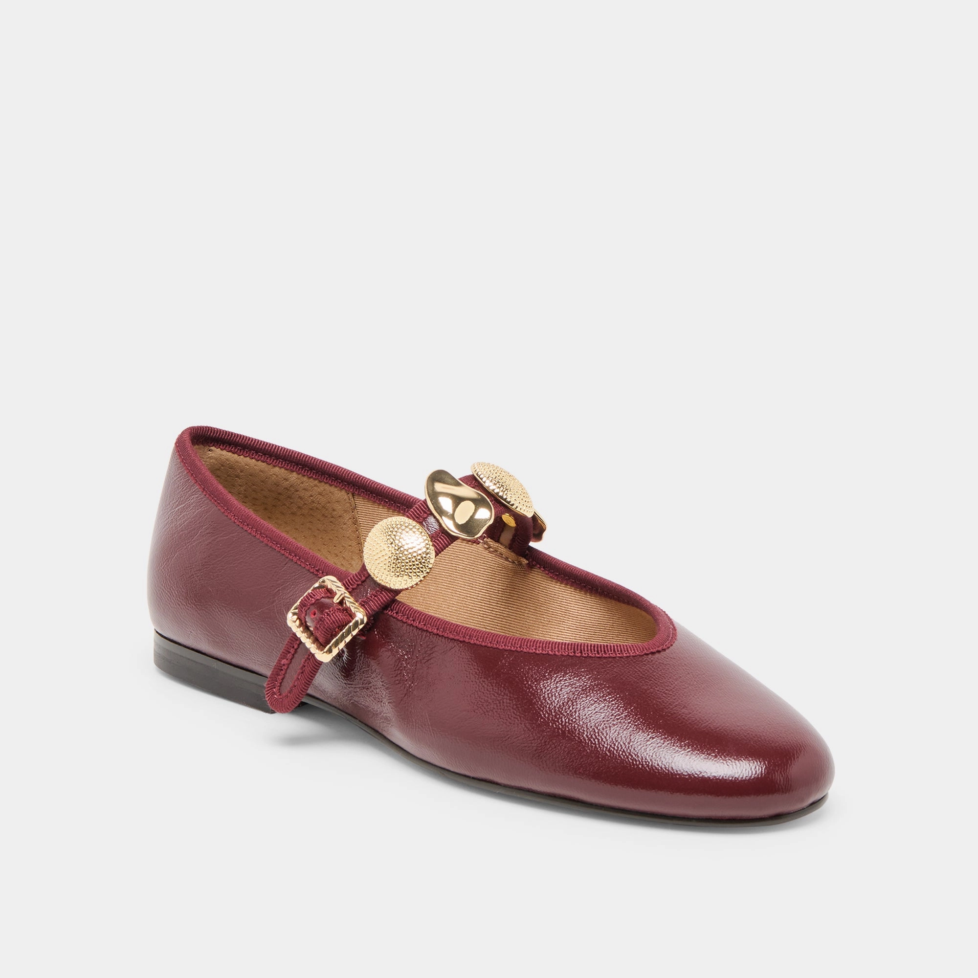 RELAN BALLET FLATS OXBLOOD LEATHER Designer Pick Statement Shoes