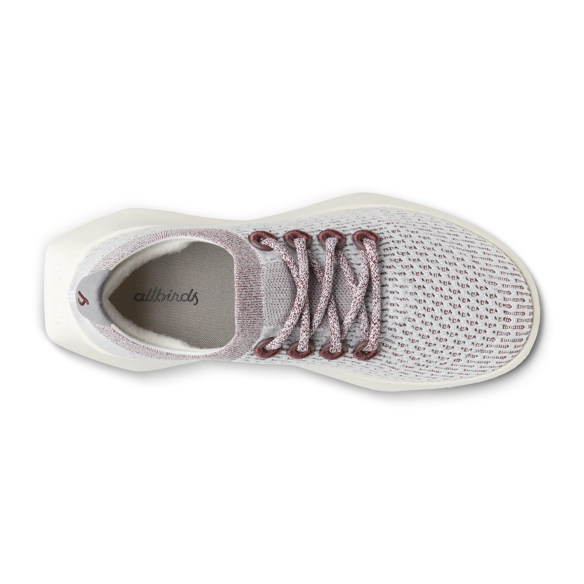 Plush Lining Men's Tree Dasher 2 - Blizzard/Thunder Red (Natural White Sole)