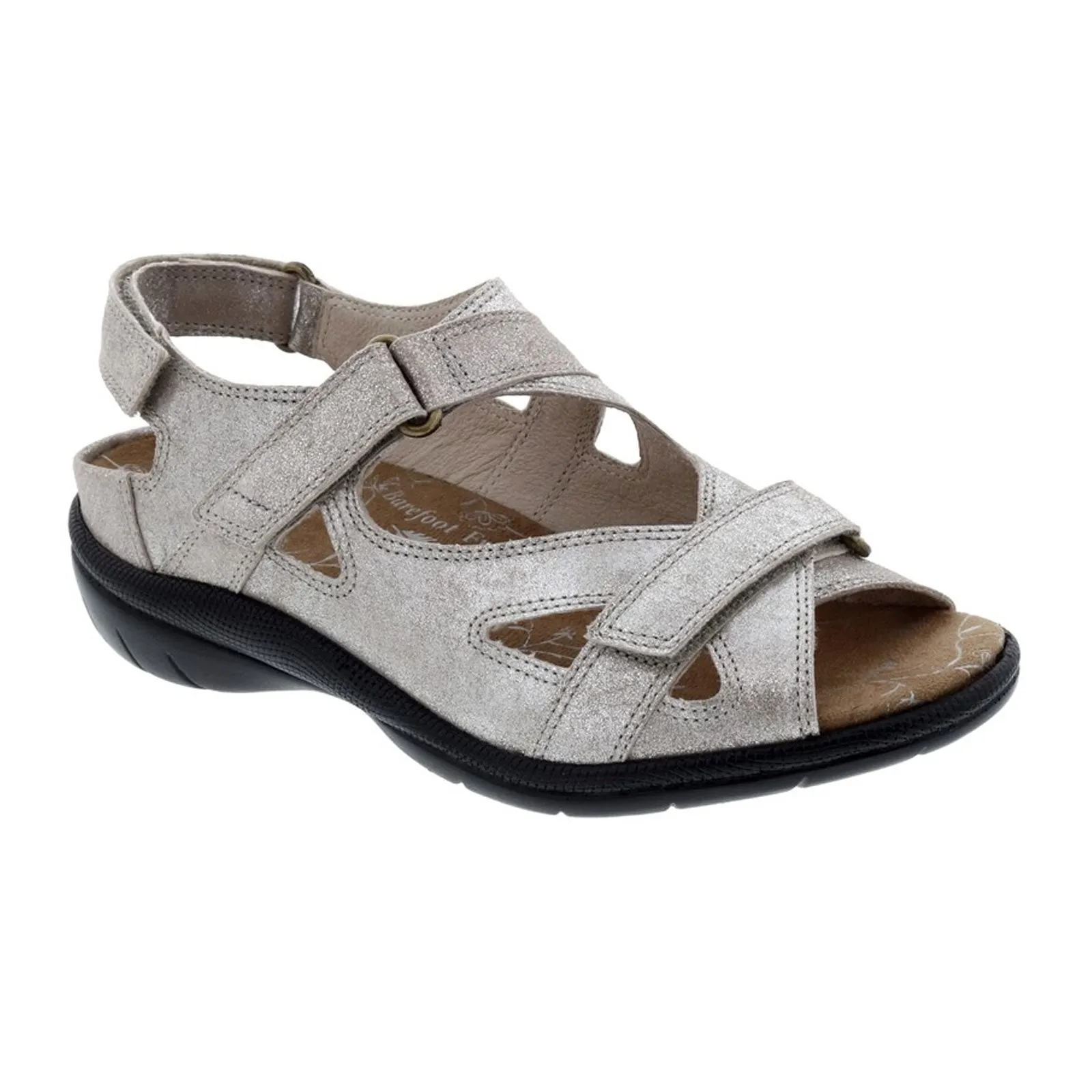 Easy To Maintain Drew Lagoon Backstrap Sandal (Women) - Champagne Dusty Leather