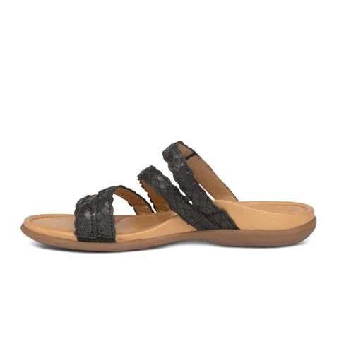 Everyday Footwear Simple Slip Fit Sandal Aetrex Brielle Sandal (Women) - Black