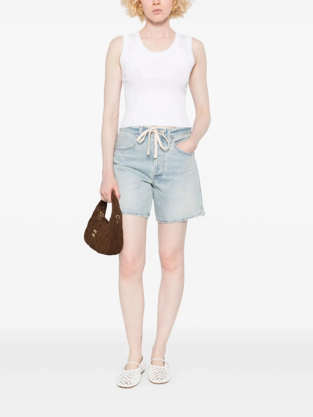 Brynn Drawstring Short in Jesamyn Minimal Shrinkage Fabric