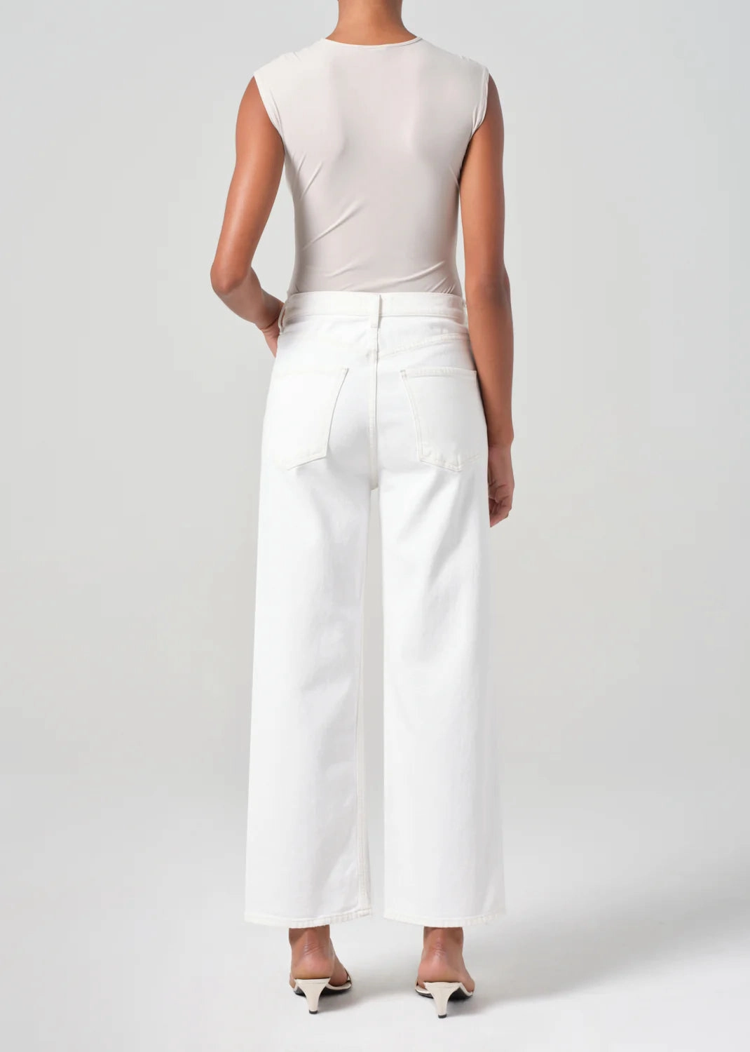 Base Fit Piece Ren Jean (Stretch) in White Wash