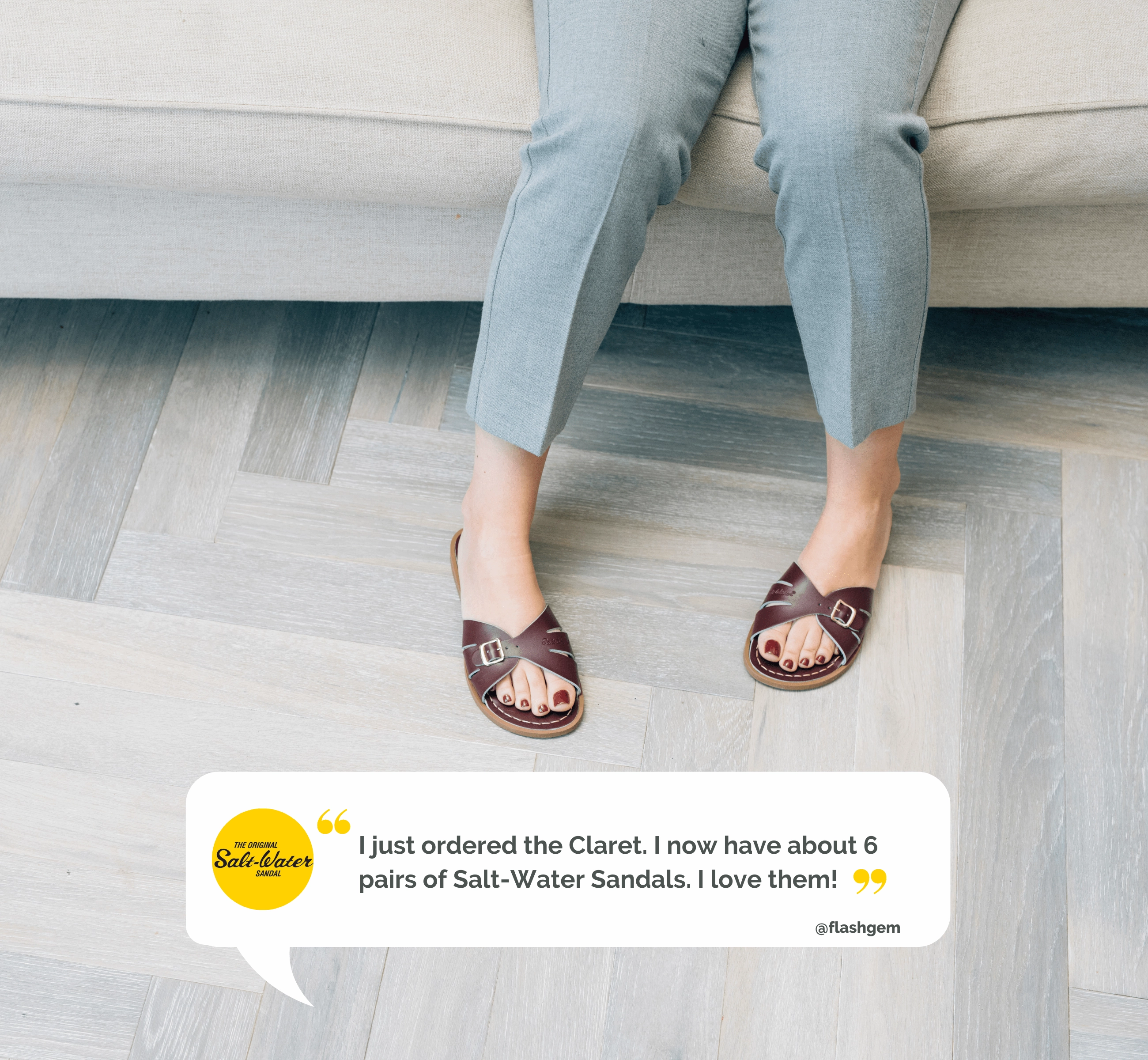 Work Light Classic Slide Claret Womens Sandal