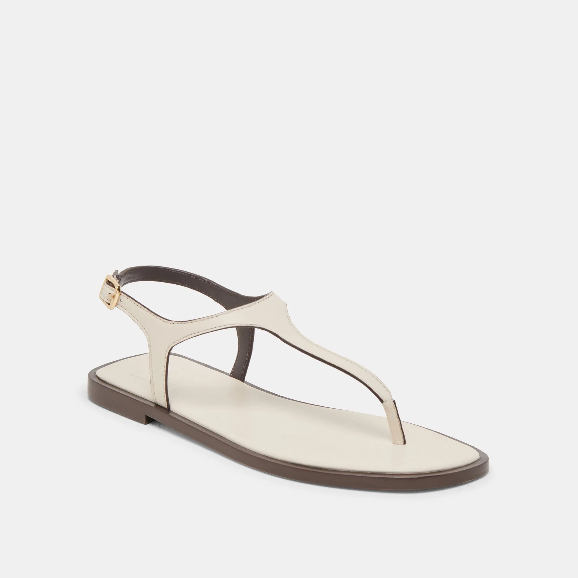 Stabilizing Heel Cup Quick-Dry RAYE SANDALS IVORY LEATHER