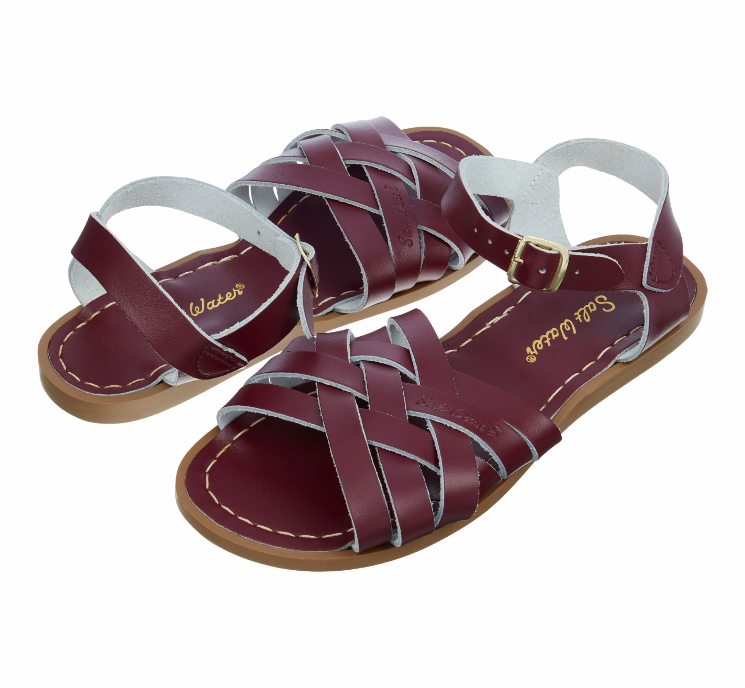 Retro Claret Womens Sandal Walking Fit