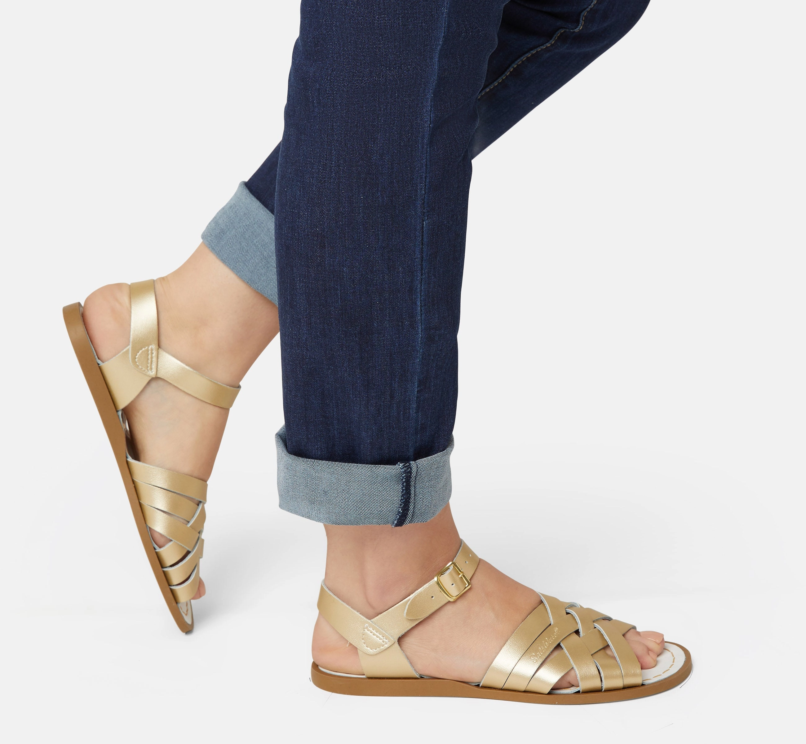 Island Time Retro Gold Womens Sandal