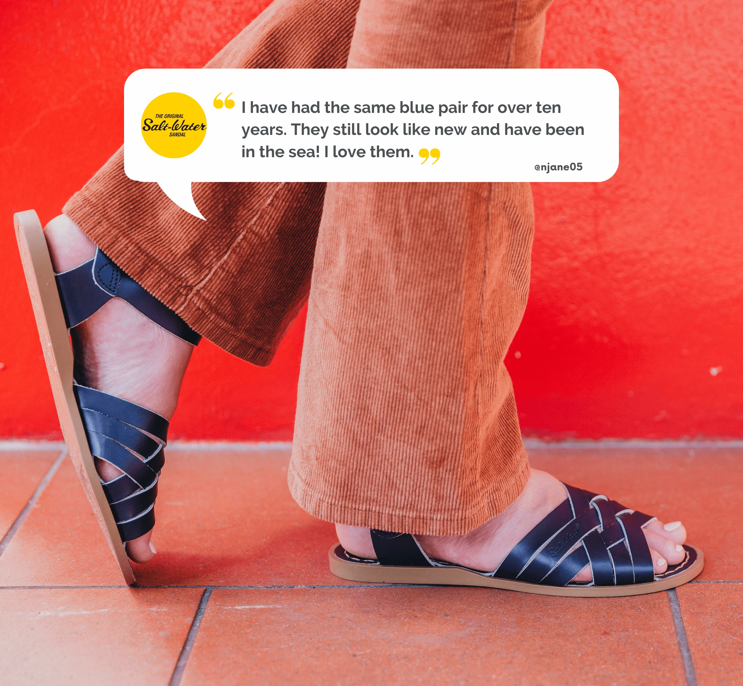 Retro Navy Womens Sandal Light Slip-on Shoes Quick Move