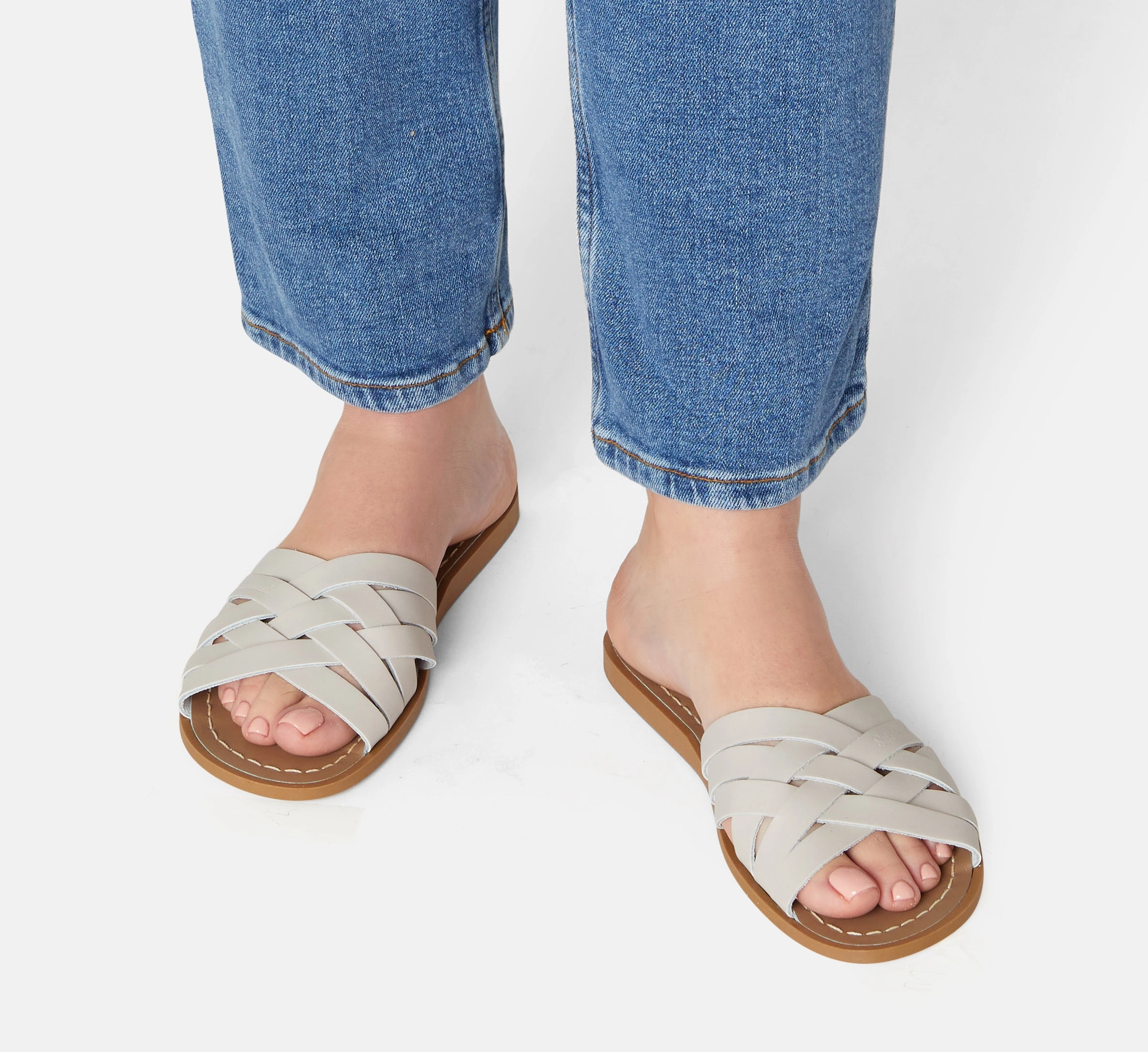 Light Style Retro Slide Stone Womens Sandal