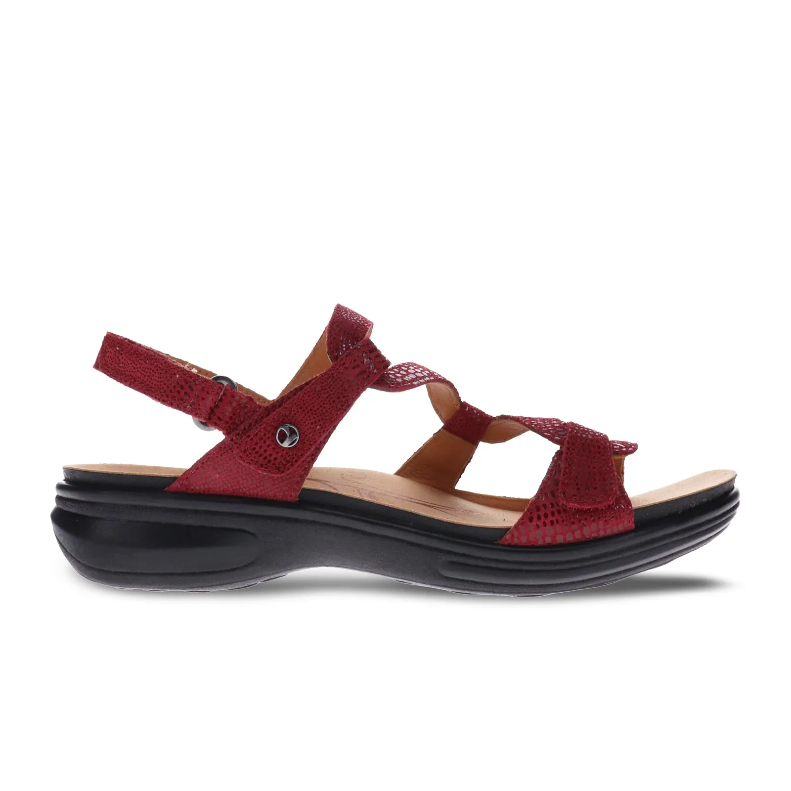 Revere Emerald Backstrap Sandal (Women) - Cherry Lizard beach casual Anti Slip Treatment