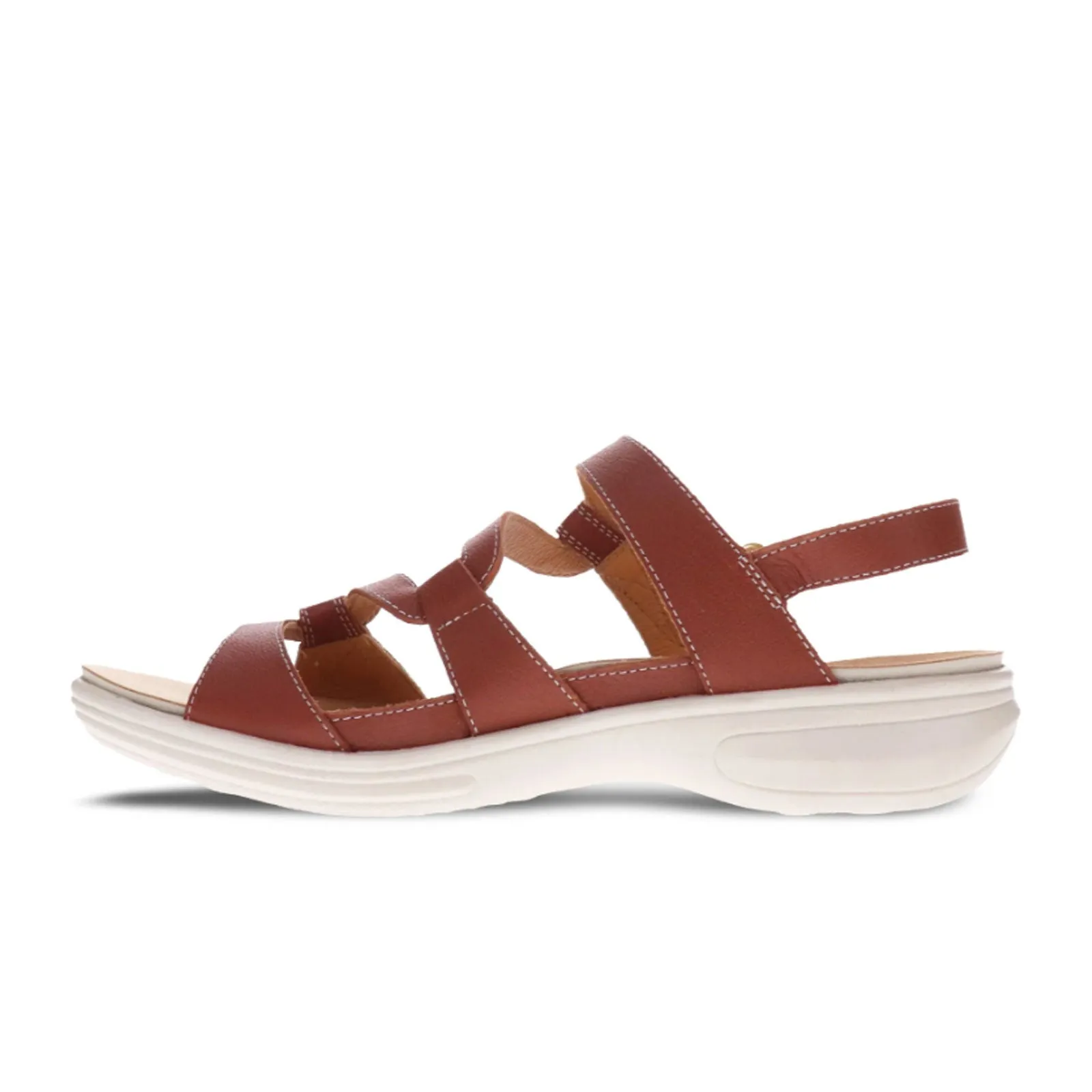 Foam material Comfort Glide Revere Emerald Backstrap Sandal (Women) - Cognac
