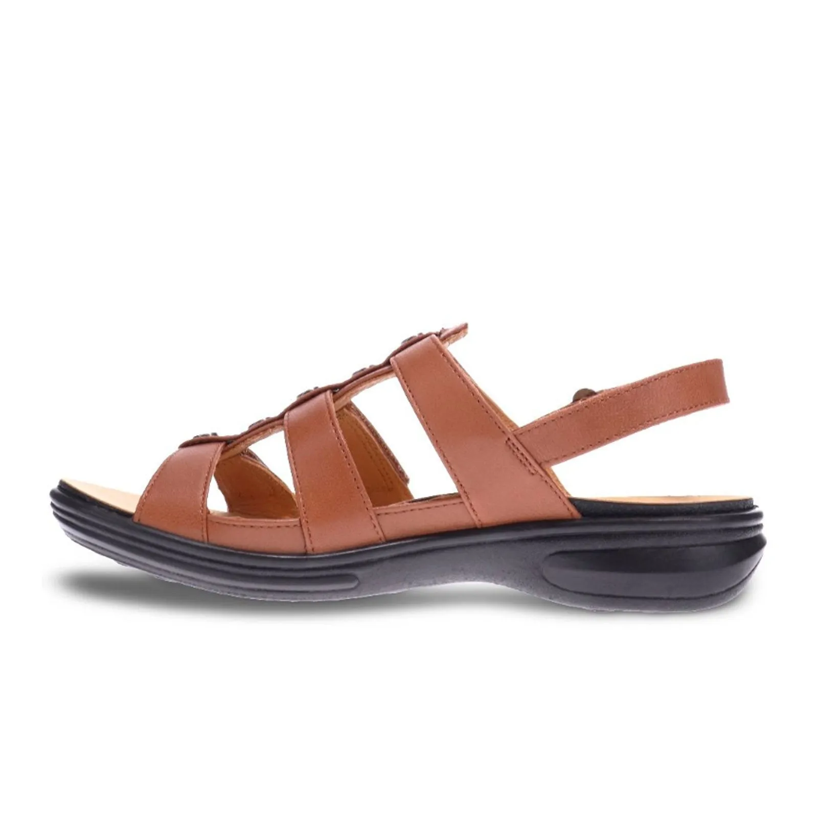 Revere Toledo Backstrap Sandal (Women) - Cognac Chill Fit Footwear Light Travel