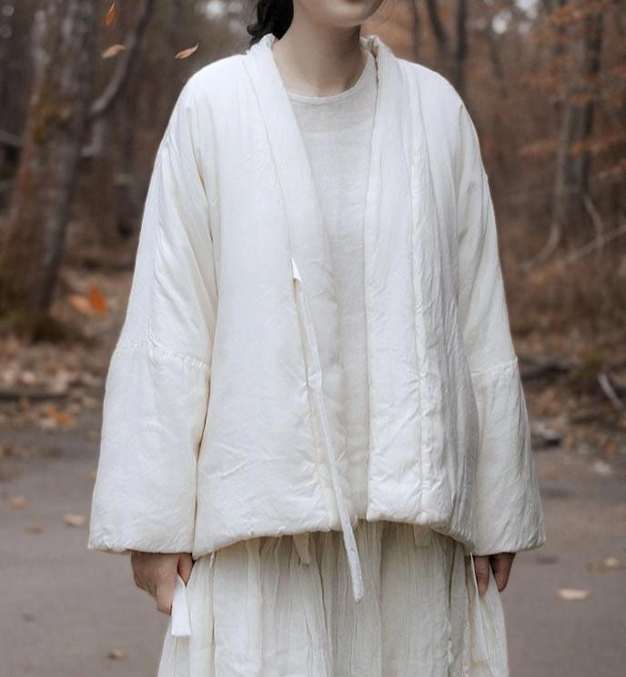 HeatRetentionTechnology Comfy Reversible Mulberry Silk Short Cotton Padded Coats