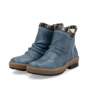 Slip Off Soft Touch RIEKER WOMENS Z6755-15 - ROYAL BLUE