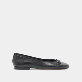 Weekend Glow Daily Spark RITLA BALLET FLATS BLACK LEATHER