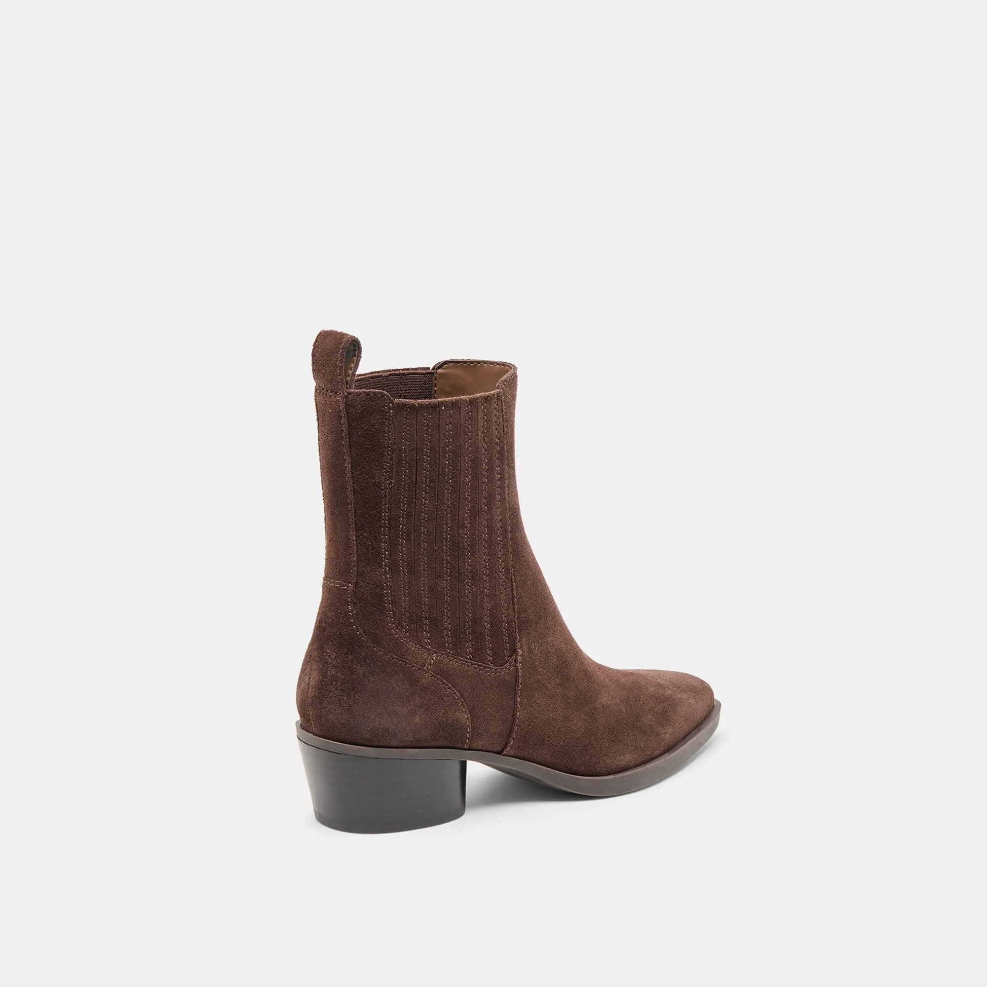 All Gender Calm Tones FAINT H2O BOOTIES DK BROWN SUEDE