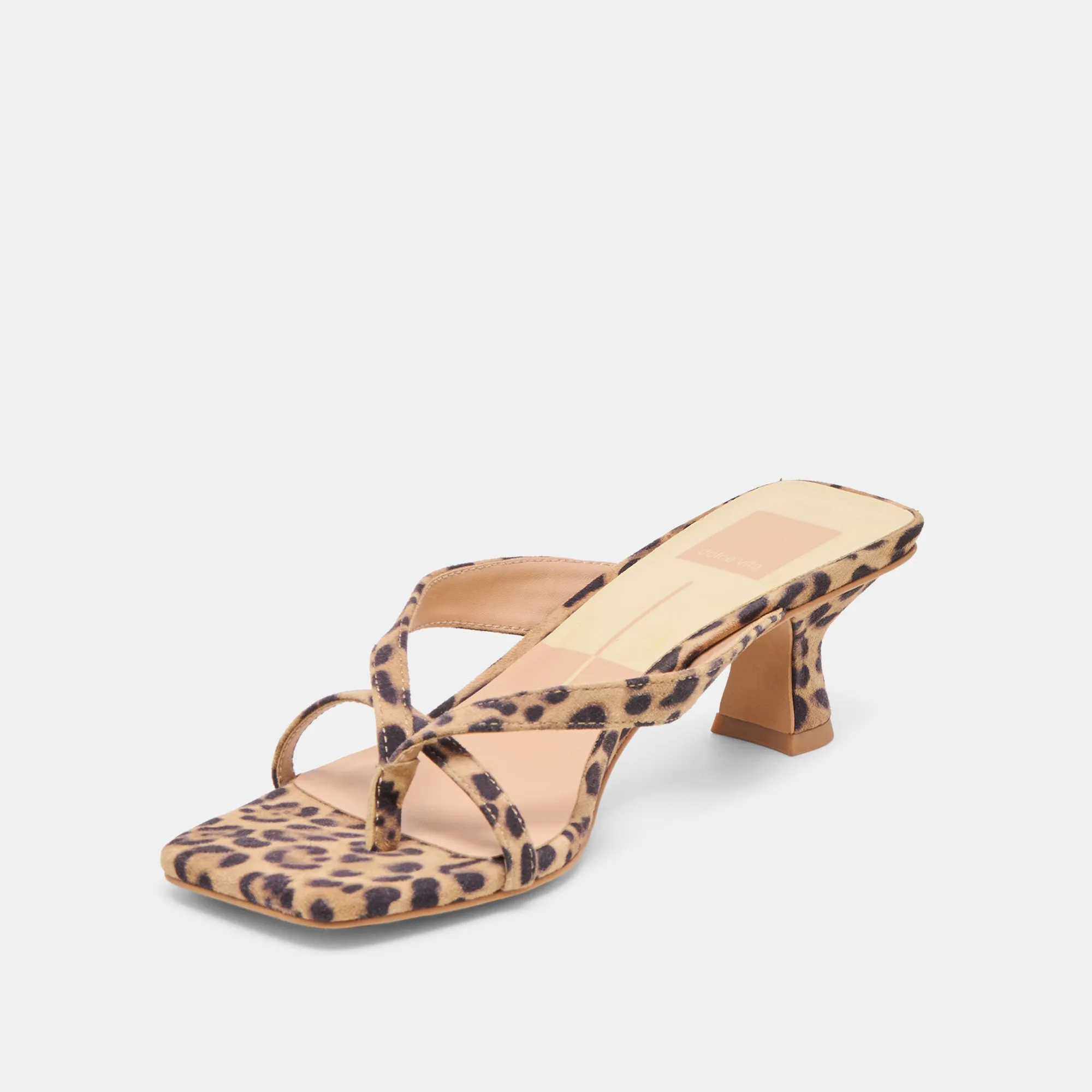 quietest BREVEL HEELS DK LEOPARD PRINTED SUEDE
