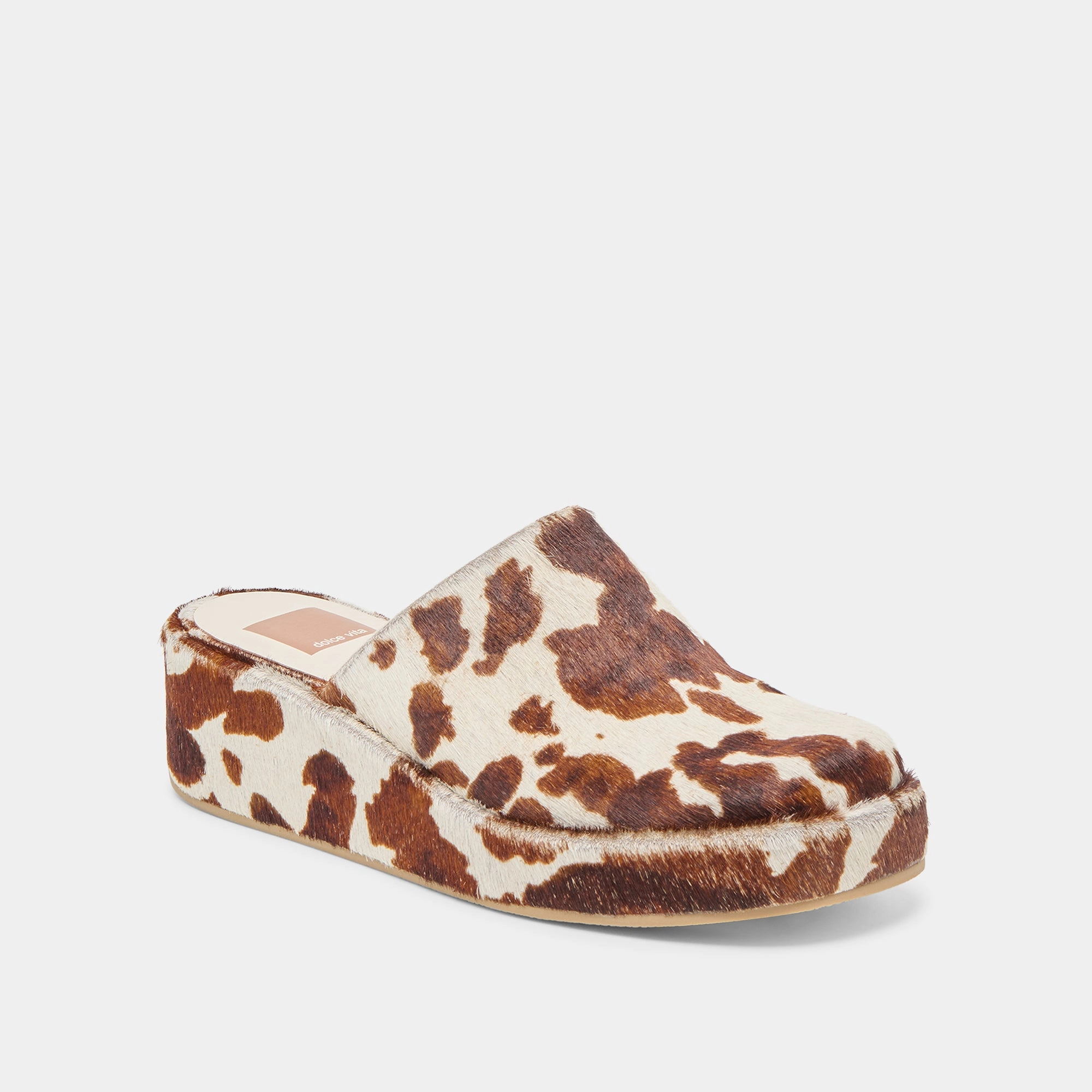 Holiday look ROSITA FLATS COCOA TAURUS CALF HAIR