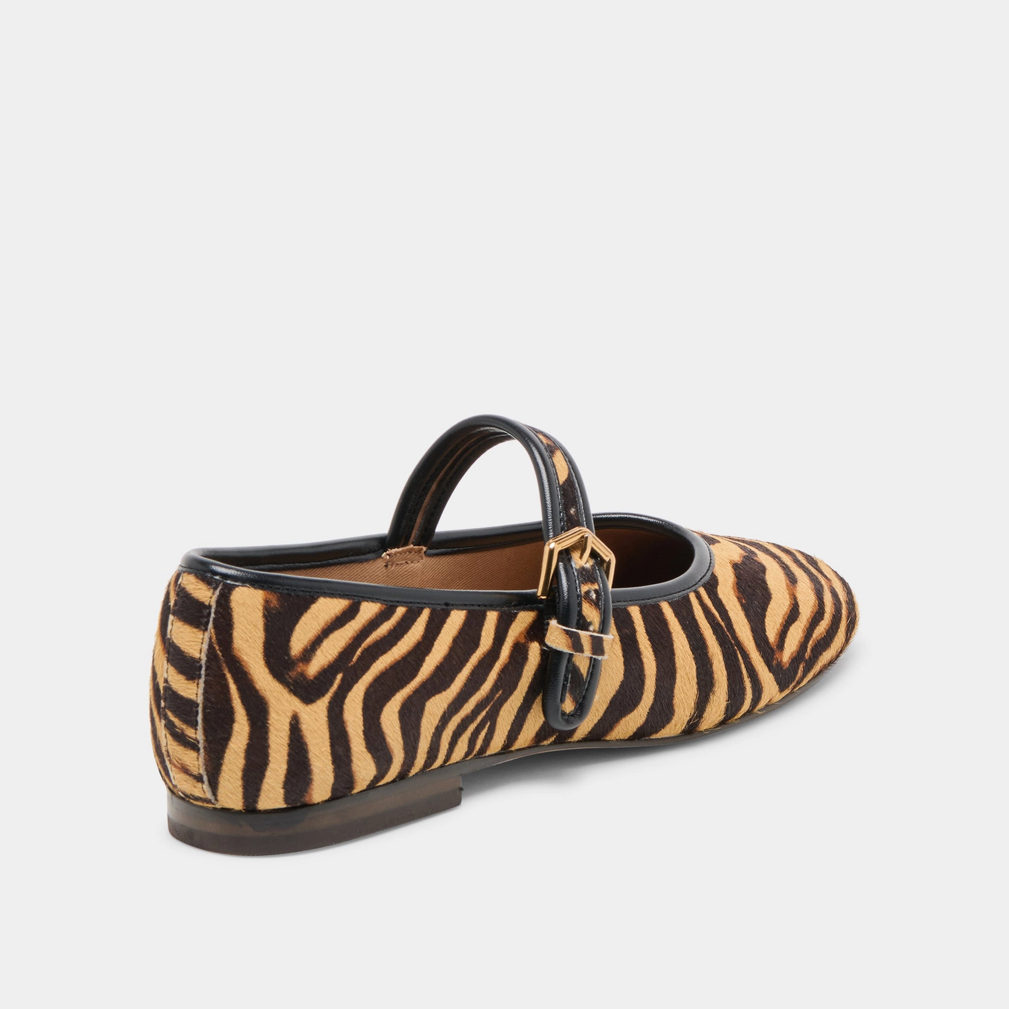 Limited Drop ROSLYN BALLET FLATS TIGER CALF HAIR