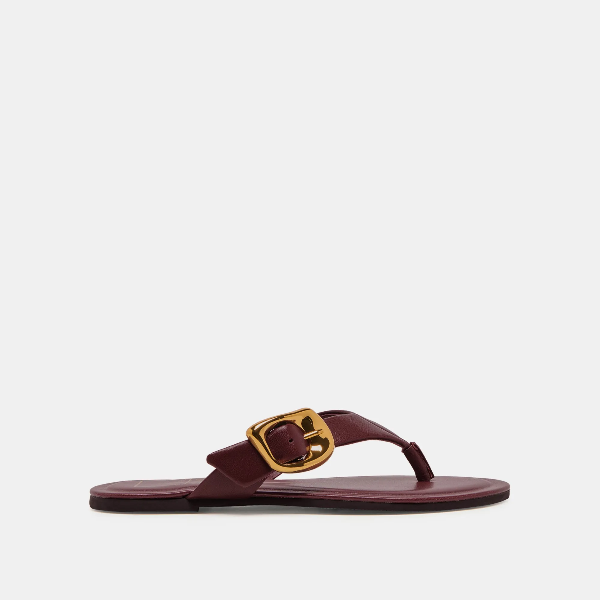 ROSSA SANDALS BURGUNDY LEATHER solo trip