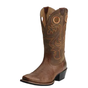 Traction pods Exclusive Look Men's Sport Square Toe Western Boot 10017365