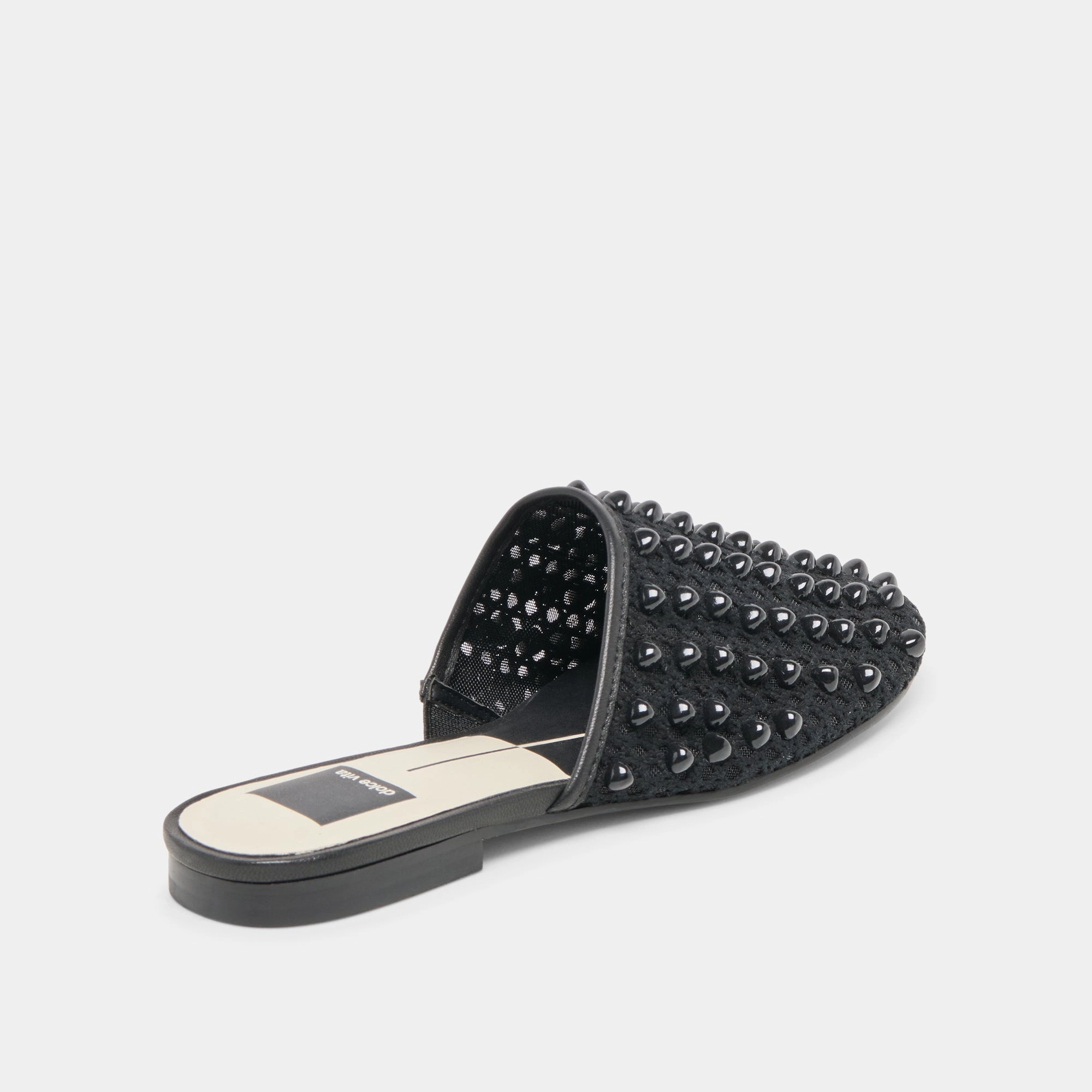 Minimal Glow Unique Look ROVA BEAD FLATS ONYX BEADED MESH