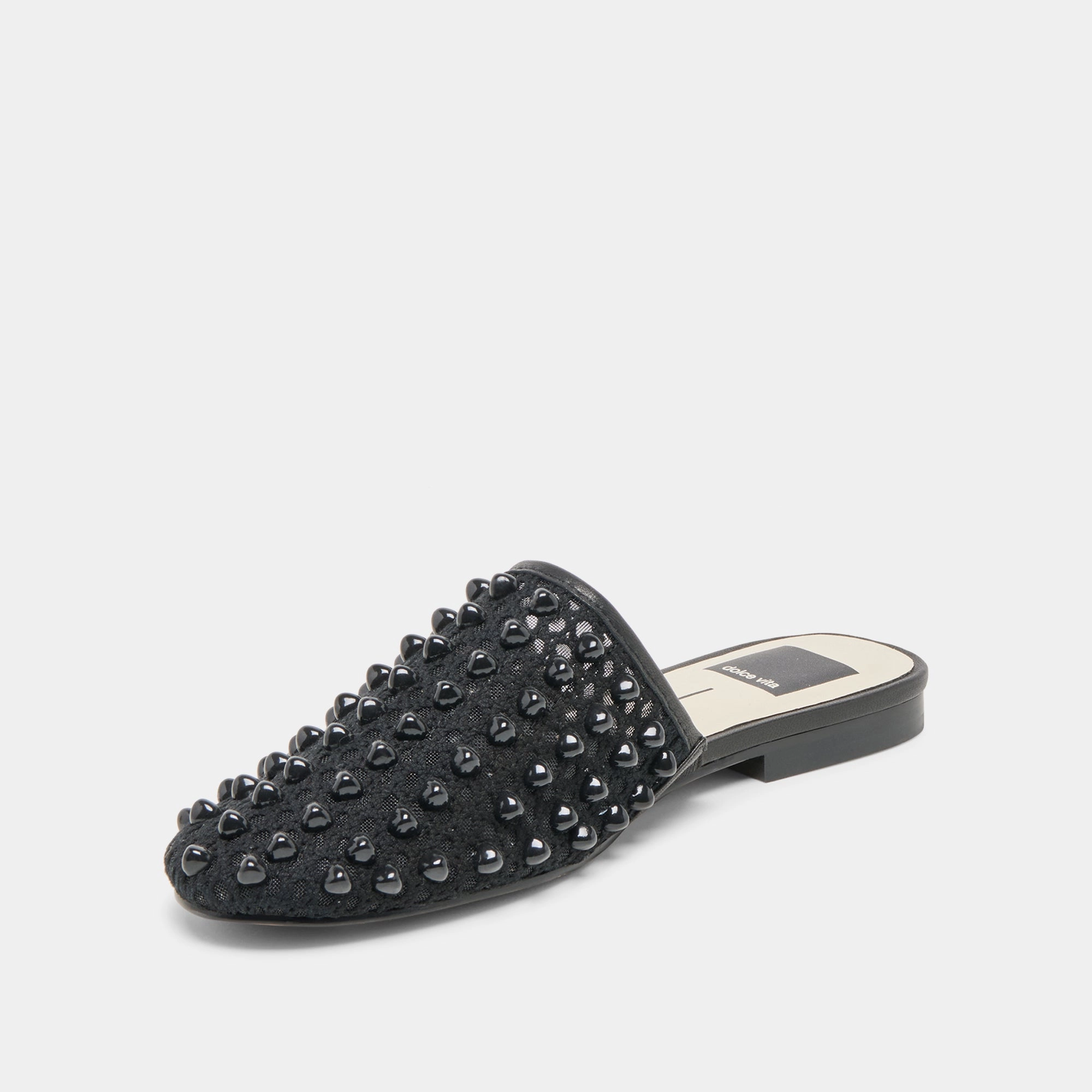 Urban Glow ROVA BEAD FLATS ONYX BEADED MESH