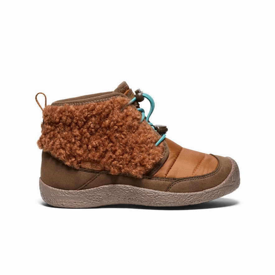 Big Kids' Howser II Waterproof Chukka  |  Roasted Pecan/Dark Earth Reinforced Form Trail Exploration Fitness Enthusiast
