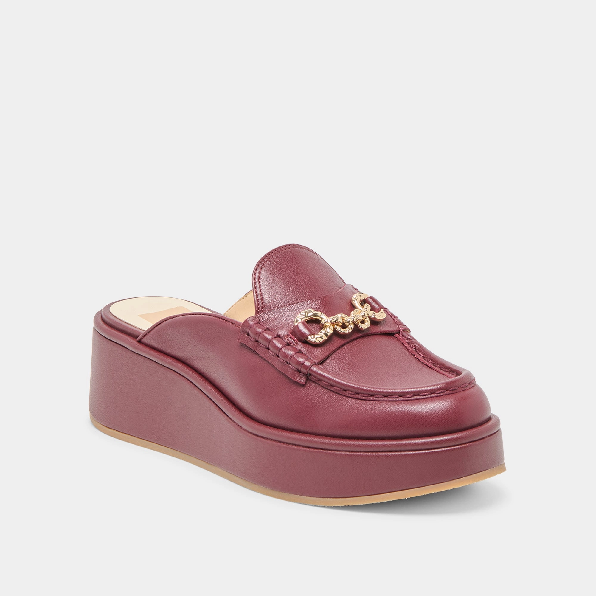 Memory Pad Mom Glow DORREL LOAFERS MAROON LEATHER