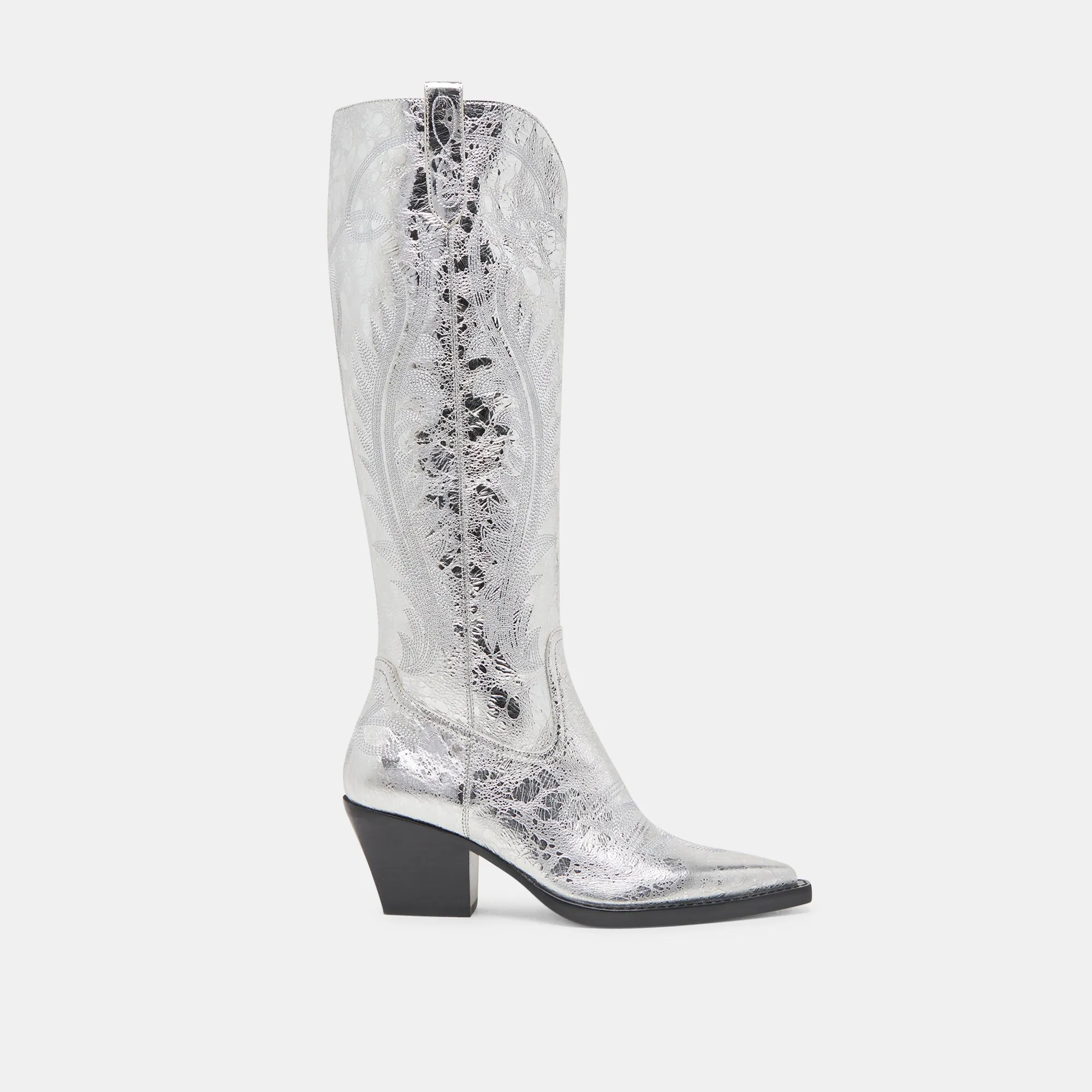 RYATT BOOTS SILVER DISTRESSED LEATHER Daily Step