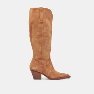 RYATT WIDE CALF BOOTS PECAN SUEDE EVA Composite