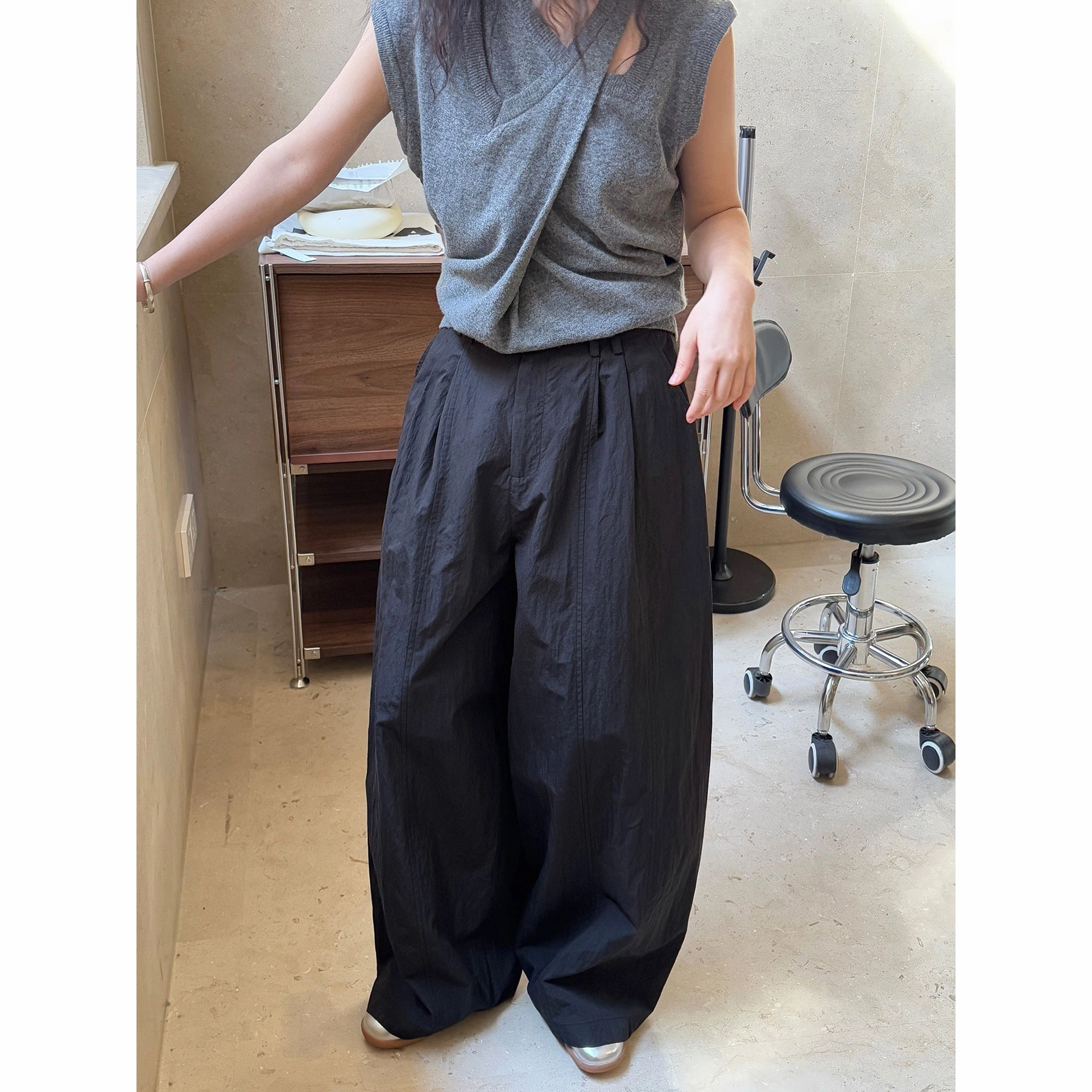Reinforced Edges Summer Casual Cotton Loose Versatile Pants
