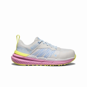 Slip Guard Footwear Women's Speedworks ESD Work Sneaker (Carbon Toe)  |  Alloy/Moonlight Mauve