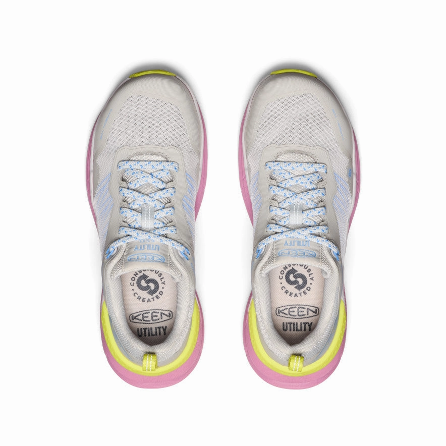 All Terrain Support Heavy Duty Safety Women's Speedworks ESD Work Sneaker (Carbon Toe)  |  Alloy/Moonlight Mauve