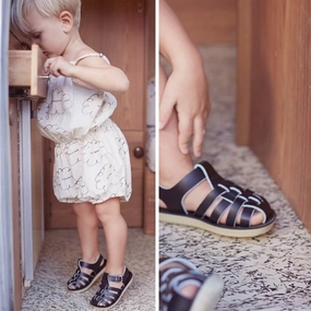 Salt Water by Hoy Kids Shoes Sun-San - Sailor Sandal  [Multi-color] commuters