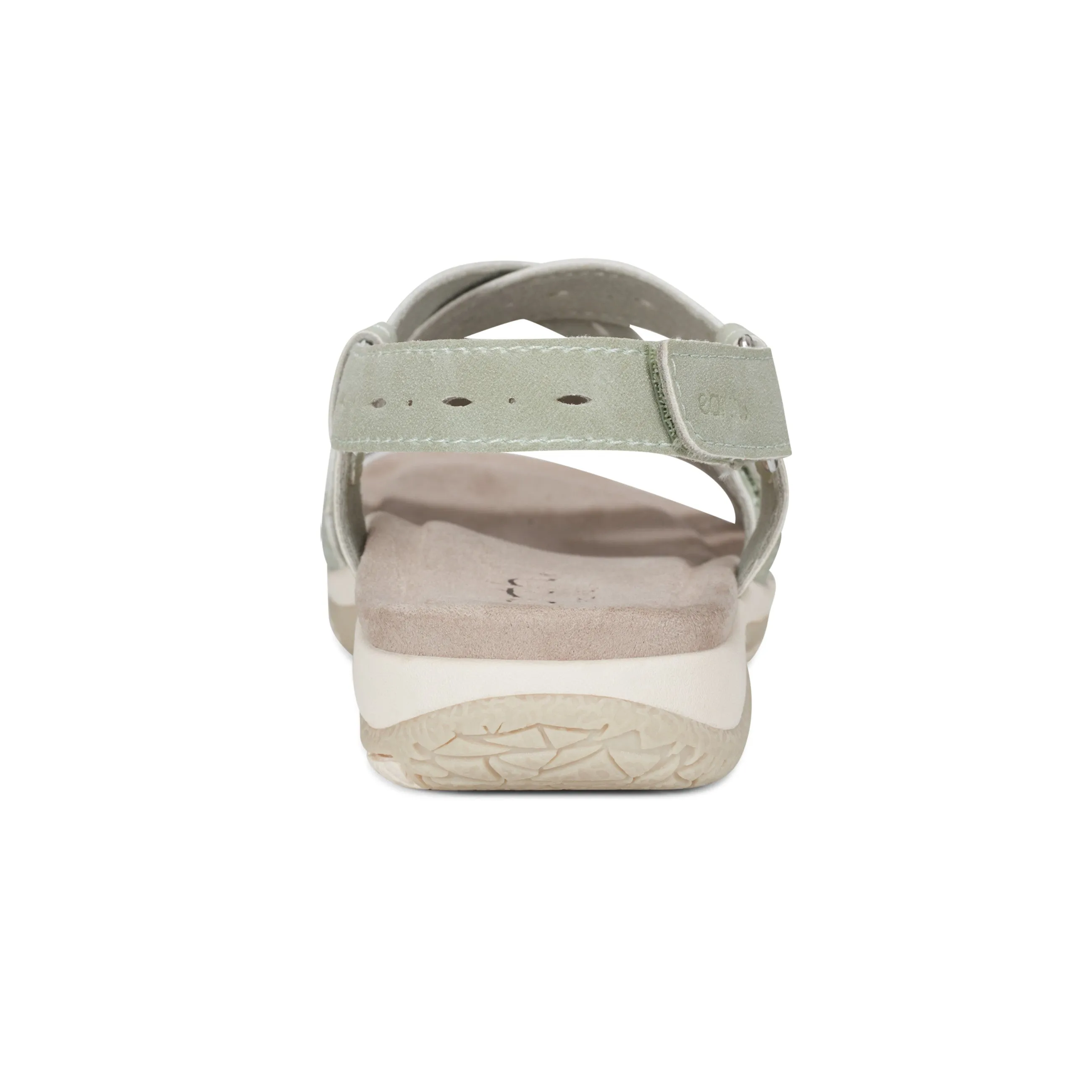 Maximum look Seamless Knit Structure Samsin Round Toe Strappy Casual Flat Sandals