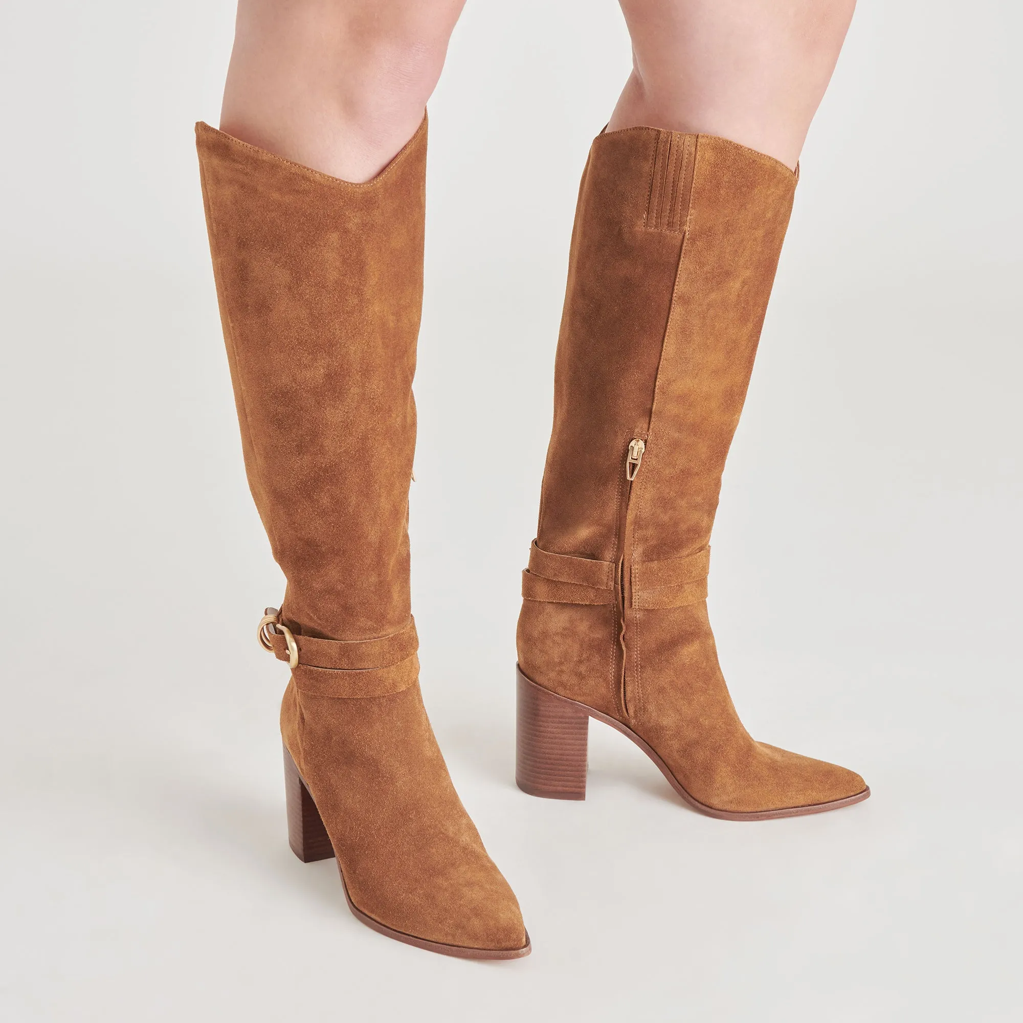 Total Comfort Easy Steps TYRONE BOOTS BROWN SUEDE