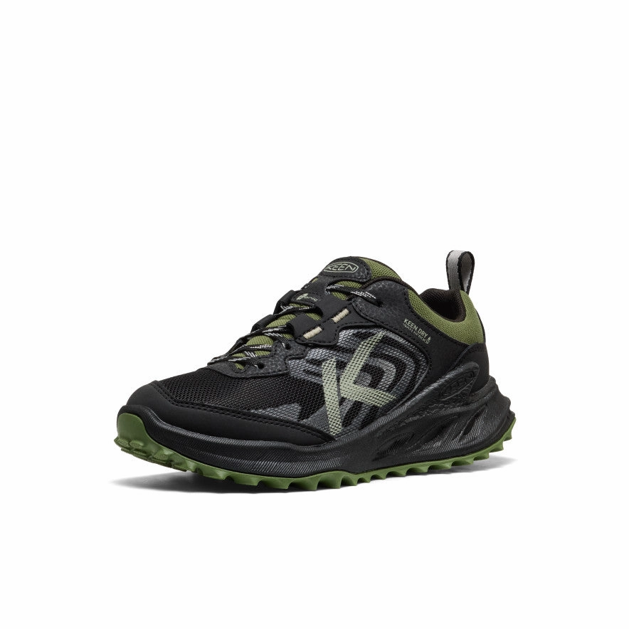Big Kids' Zionic Waterproof Shoe  |  Black/Bronze Green Gym Shoes required