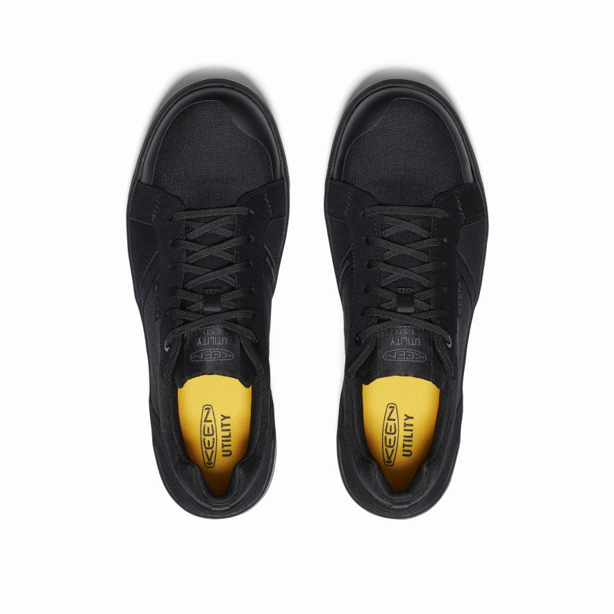 Men's Kenton ESD Work Shoe (Carbon Toe)  |  Black/Gum side - zip